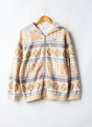 Veste casual coupe droite beige ROXY GIRL fille