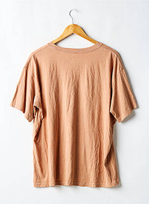 T-shirt sérigraphie floquée manches courtes marron ROXY femme