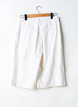 Bermuda coupe droite taille normale blanc AMERICAN VINTAGE femme