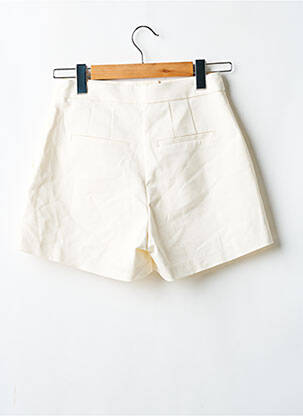 Short fermeture zippée sous rabat boutonné taille normale blanc H&M femme