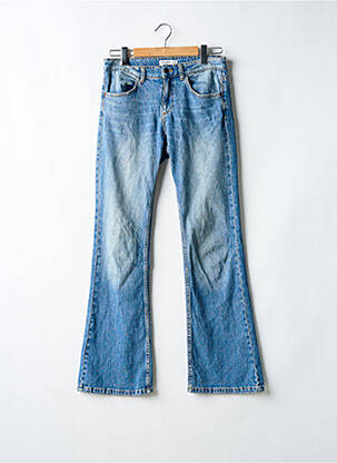 Jeans coupe droite bleu PULL & BEAR pour femme
