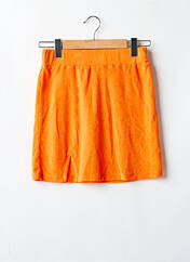 Jupe courte orange SANS MARQUE pour femme seconde vue