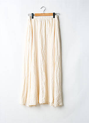 Jupe longue beige PRETTY WIRE pour femme
