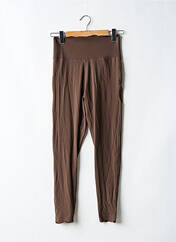 Legging marron PRETTY WIRE pour femme seconde vue