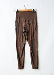 Legging marron PRETTY WIRE pour femme seconde vue