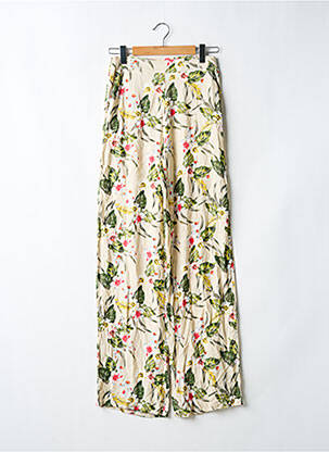 Pantalon large beige SANS MARQUE pour femme