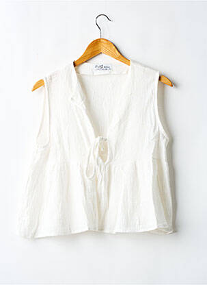 Top blanc PRETTY WIRE pour femme