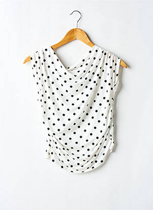Top blanc PULL & BEAR pour femme