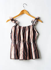 Top marron NÉNÉS pour femme seconde vue