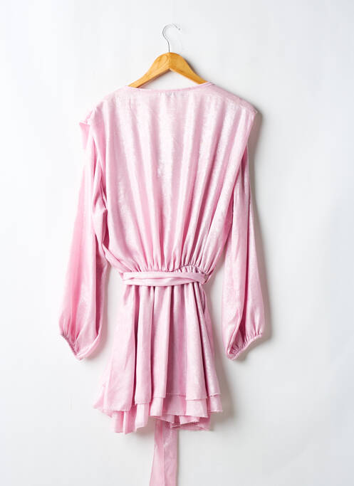 Robe courte manches longues manches longues rose PRETTY WIRE femme