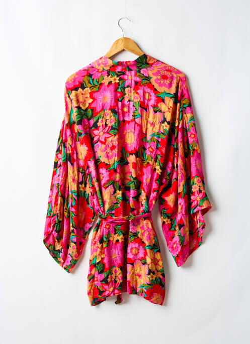 Veste kimono manches longues rose BILLABONG femme