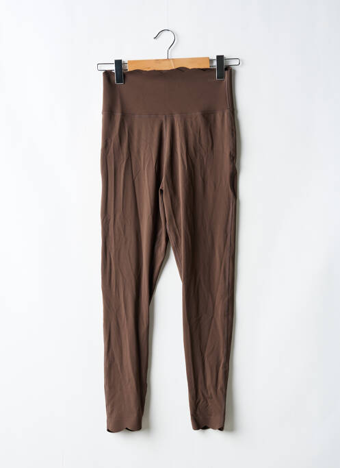 Legging stretch taille normale marron PRETTY WIRE femme