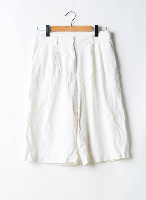 Bermuda coupe droite taille normale blanc AMERICAN VINTAGE femme