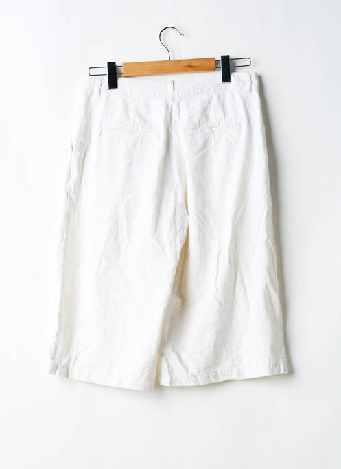 Bermuda coupe droite taille normale blanc AMERICAN VINTAGE femme