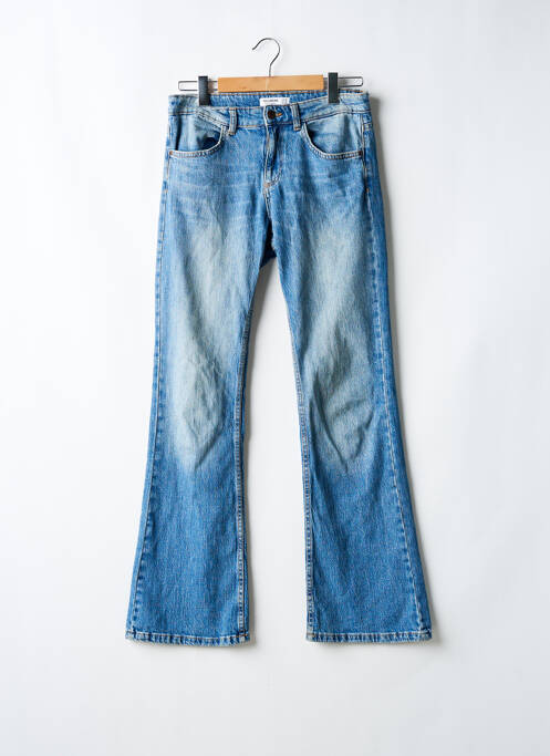 Jeans coupe droite bleu PULL & BEAR pour femme