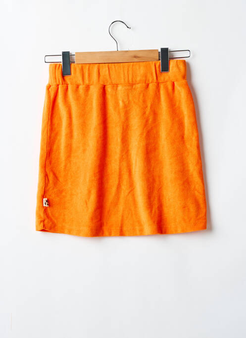 Jupe courte orange SANS MARQUE femme