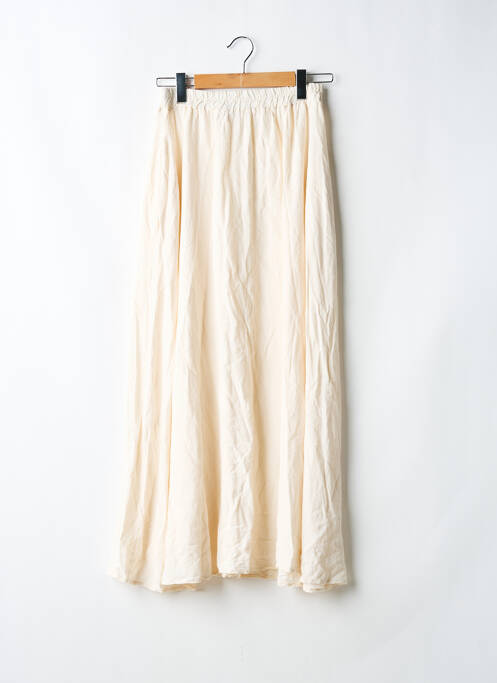Jupe longue beige PRETTY WIRE pour femme