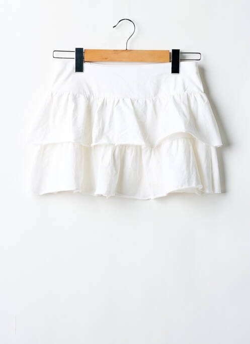 Mini-jupe blanc DIVIDED H&M pour femme