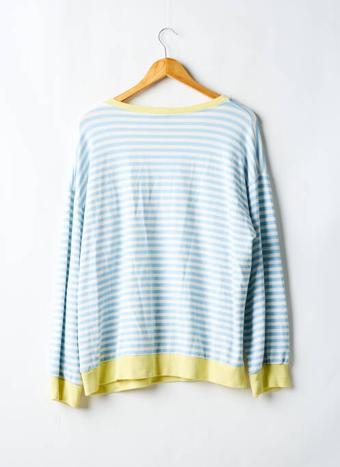 Pull stretch manches longues bleu PRETTY WIRE femme