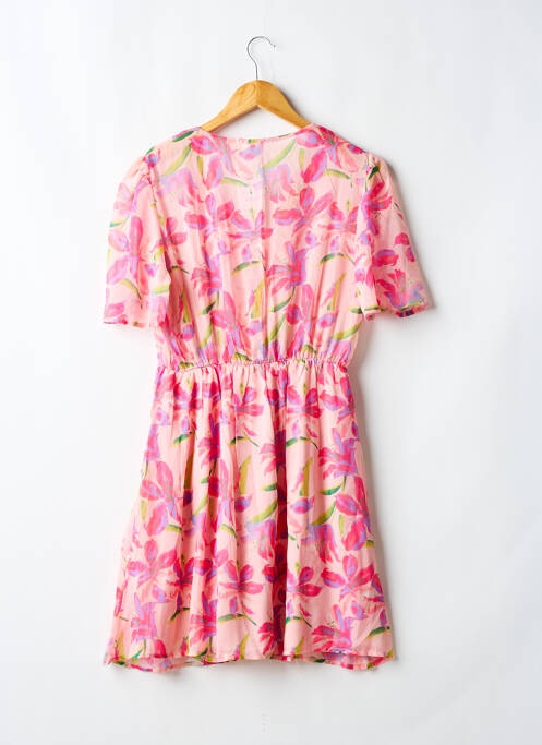 Robe mi-longue rose FLAMANT ROSE femme