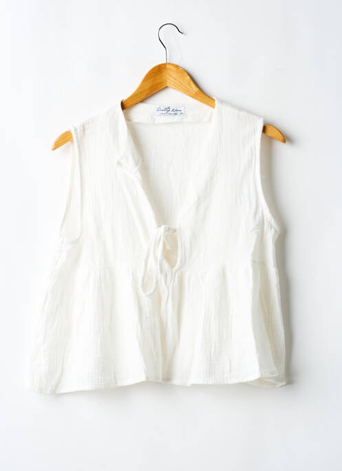 Top blanc PRETTY WIRE pour femme