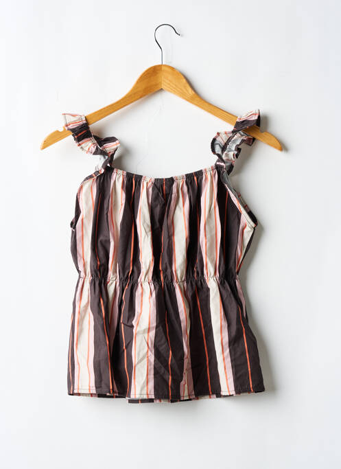 Top marron NÉNÉS femme