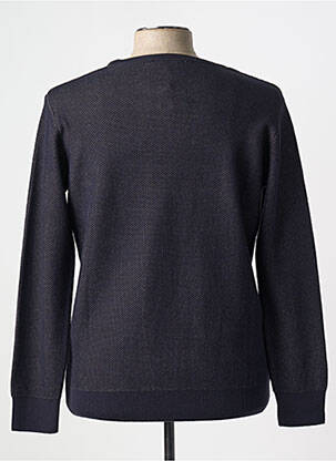 Pull stretch manches longues bleu LOUIS VICTOR homme