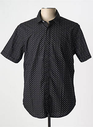 Chemise manches courtes coupe droite noir LEE COOPER homme