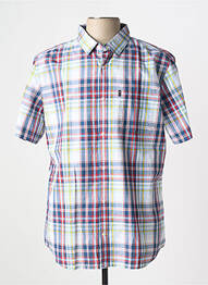 Chemise manches courtes poches rouge TBS homme