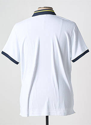 Polo stretch manches courtes blanc TBS homme