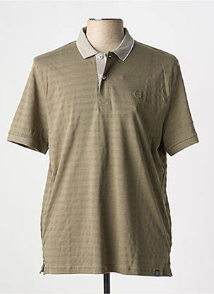 Polo stretch manches courtes vert TBS homme