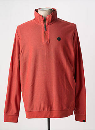 Sweat-shirt stretch manches longues orange TBS homme