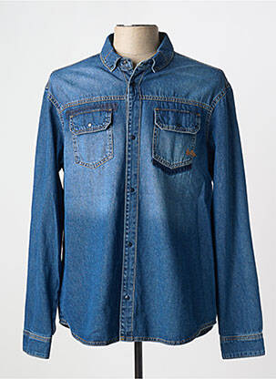 Chemise manches longues bleu LEE COOPER pour homme