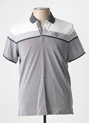 Polo gris TBS pour homme