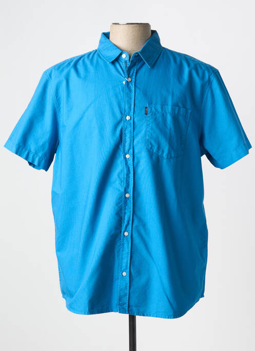 Chemise manches courtes bleu TBS pour homme