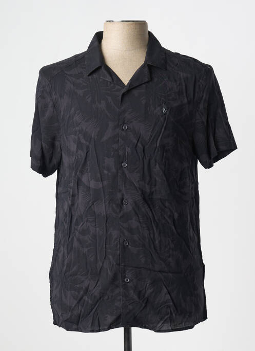 Chemise manches courtes noir SUN VALLEY pour homme