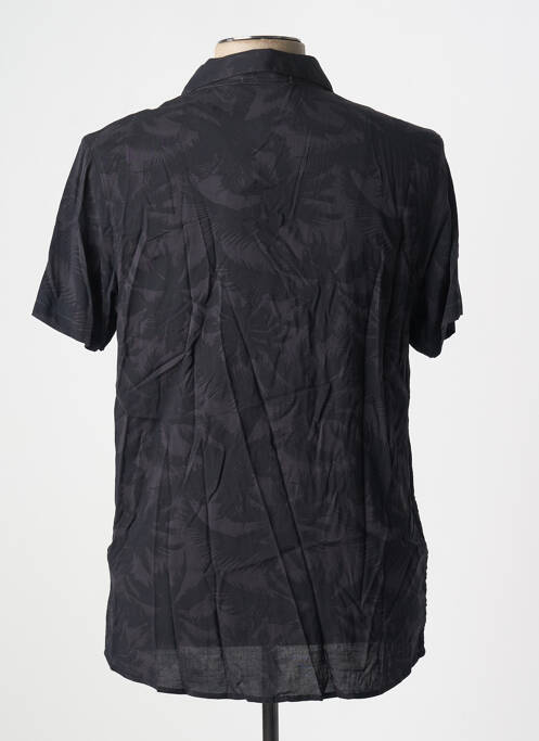 Chemise manches courtes noir SUN VALLEY pour homme