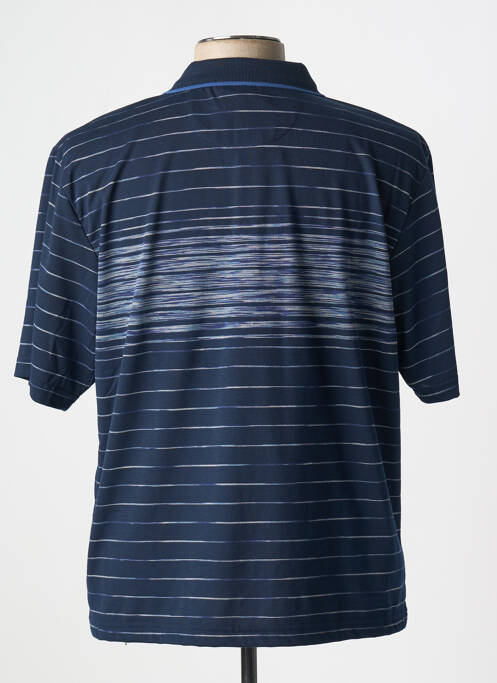 Polo bleu LOUIS VICTOR pour homme