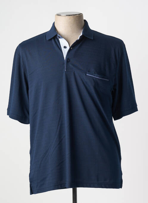 Polo bleu LOUIS VICTOR pour homme