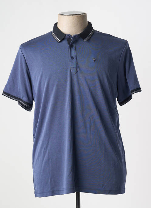Polo bleu SUN VALLEY pour homme