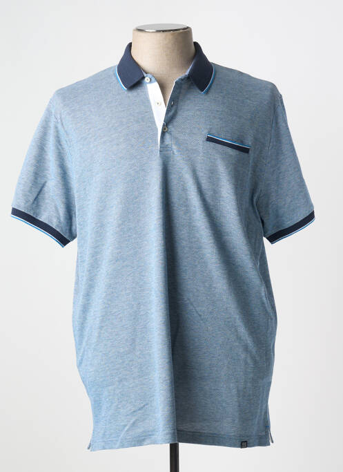 Polo bleu TBS pour homme