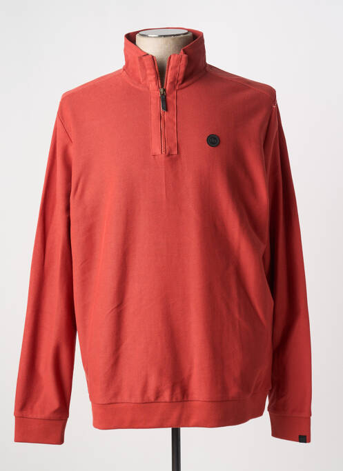 Sweat-shirt orange TBS pour homme