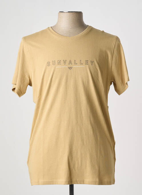 T-shirt beige SUN VALLEY pour homme