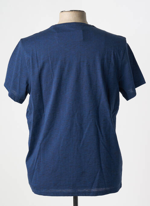 T-shirt bleu SUN VALLEY pour homme