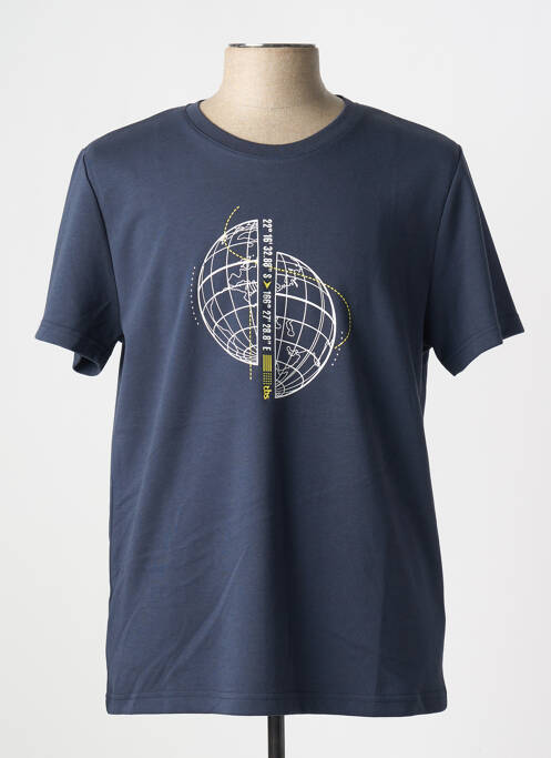 T-shirt bleu TBS pour homme