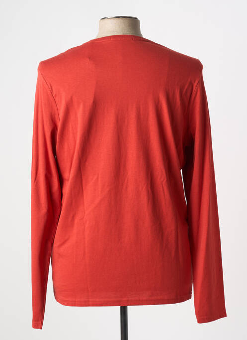 T-shirt orange SUN VALLEY pour homme