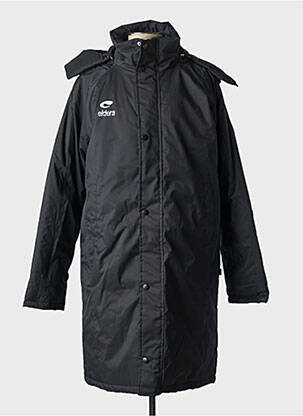 Parka finition intérieure doublure satiné a capuche noir ELDERA homme