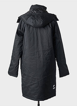 Parka finition intérieure doublure satiné a capuche noir ELDERA homme