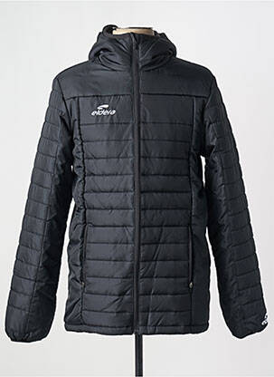 Doudoune manches longues a capuche noir ELDERA homme