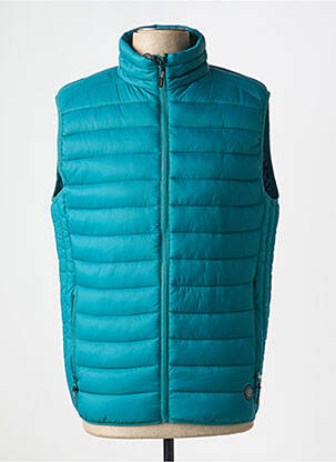 Doudoune poches sans capuche vert SEA BARRIER homme